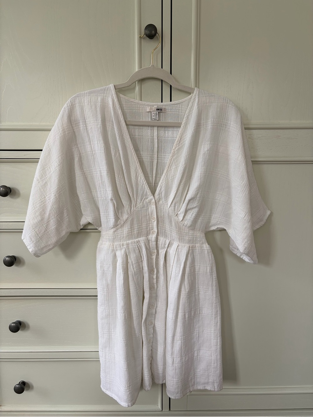 Amuse Society White Mini Dress